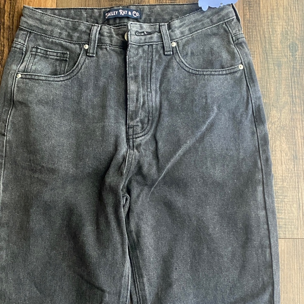 High Rise Charcoal Jeans - Picture 4 of 13